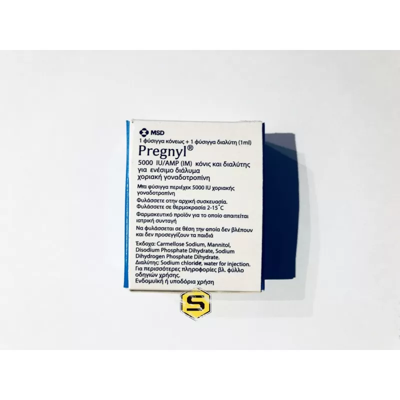 Pregnyl® MSD 5000 1 amp + 1 solvent